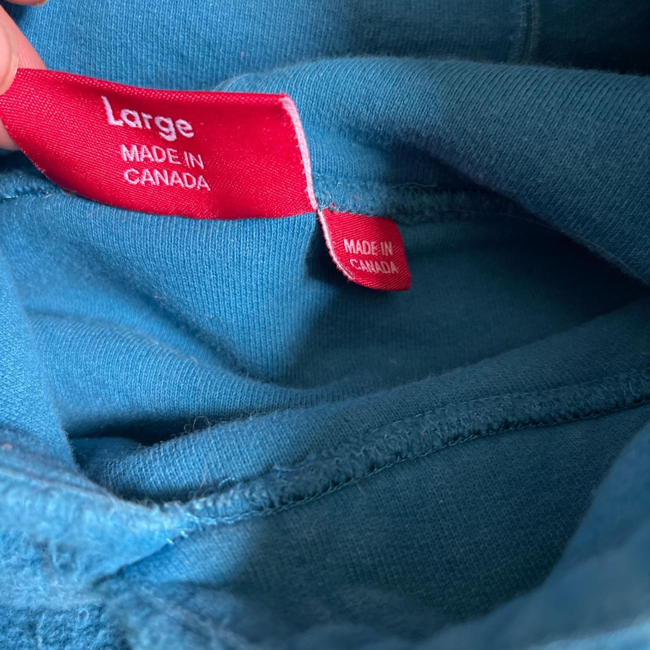 2009 Supreme Teal Blue Box Logo Hoodie