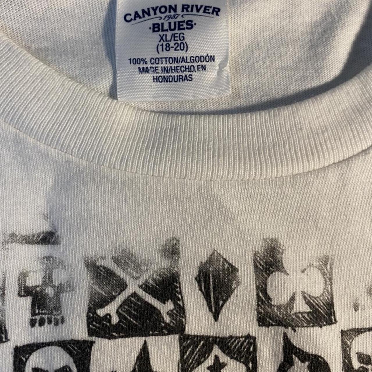 Canyon River Blues Men's White T-shirt (4)