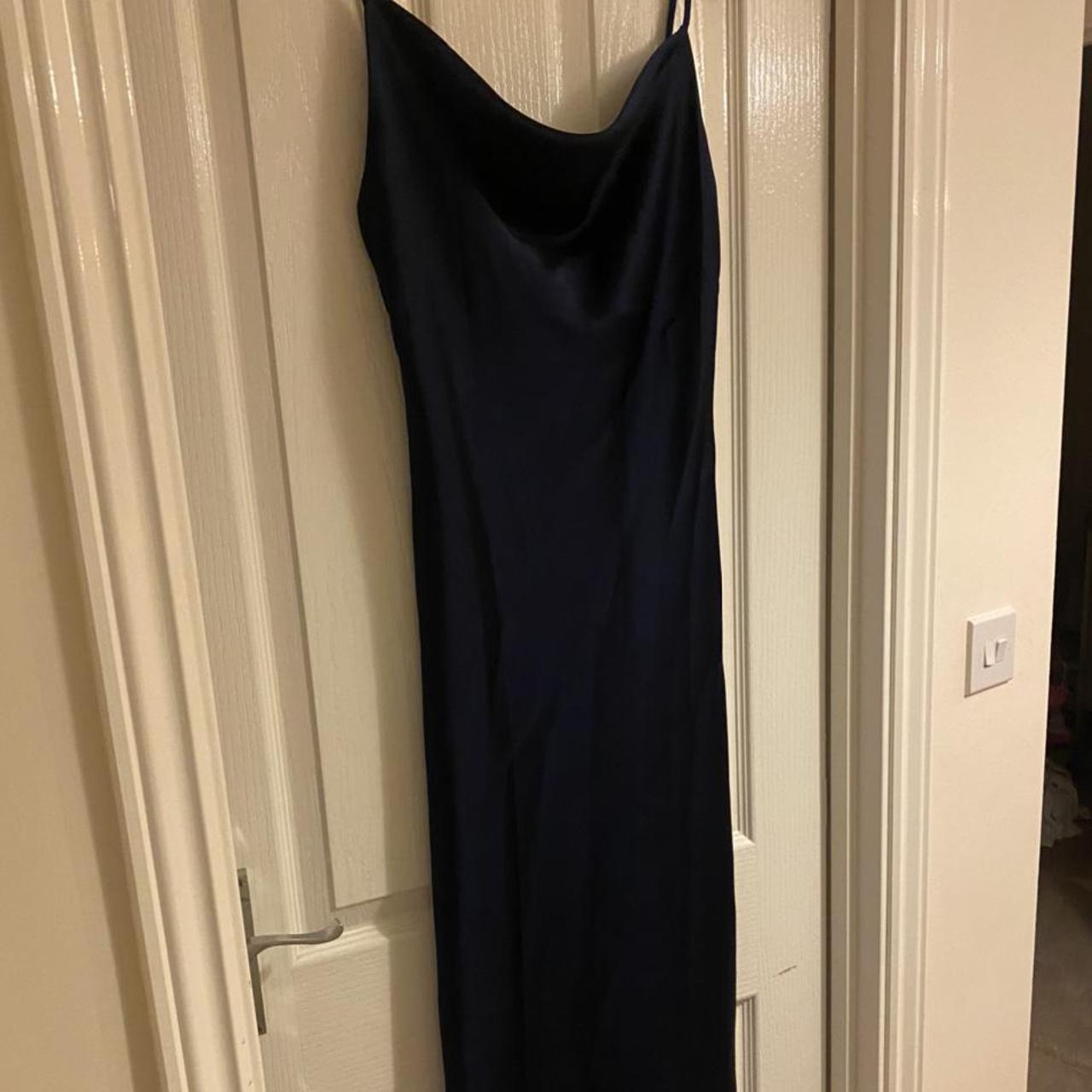 Silk Fred Cowl Neck Dress Satin Size 10 Paid... - Depop