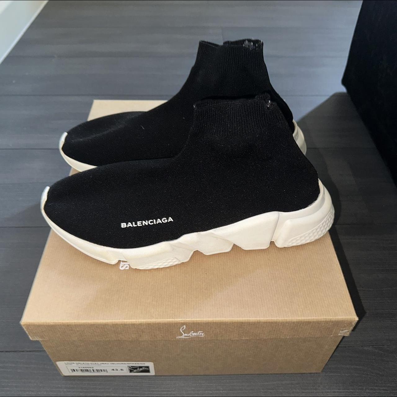 This is a pair of balenciaga runner shoes which have... - Depop