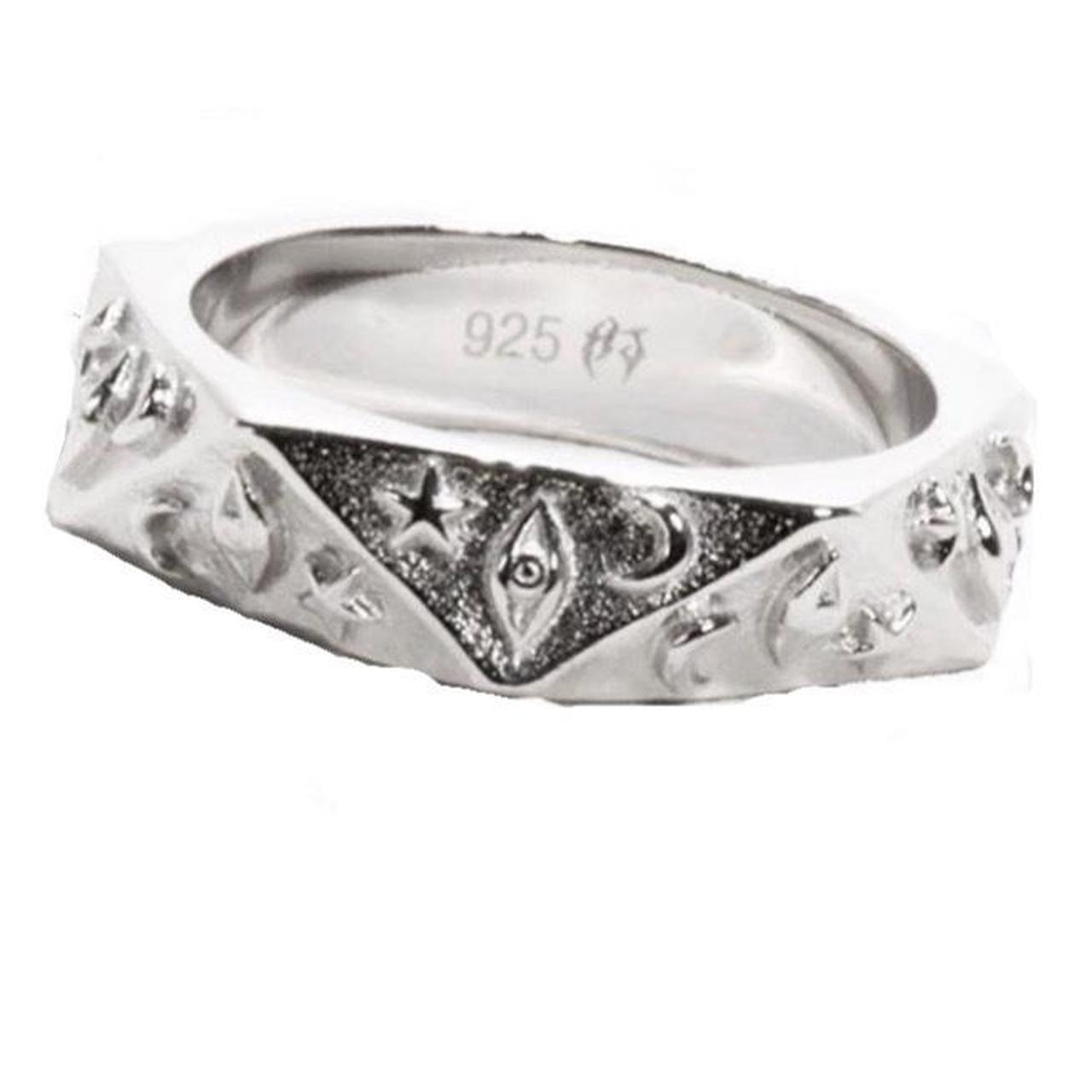 Hard Jewelry Astrology Ring Size 8 Sterling... Depop