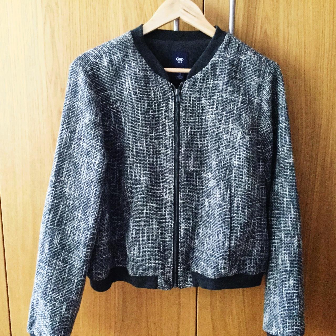 Tweed bomber clearance jacket womens