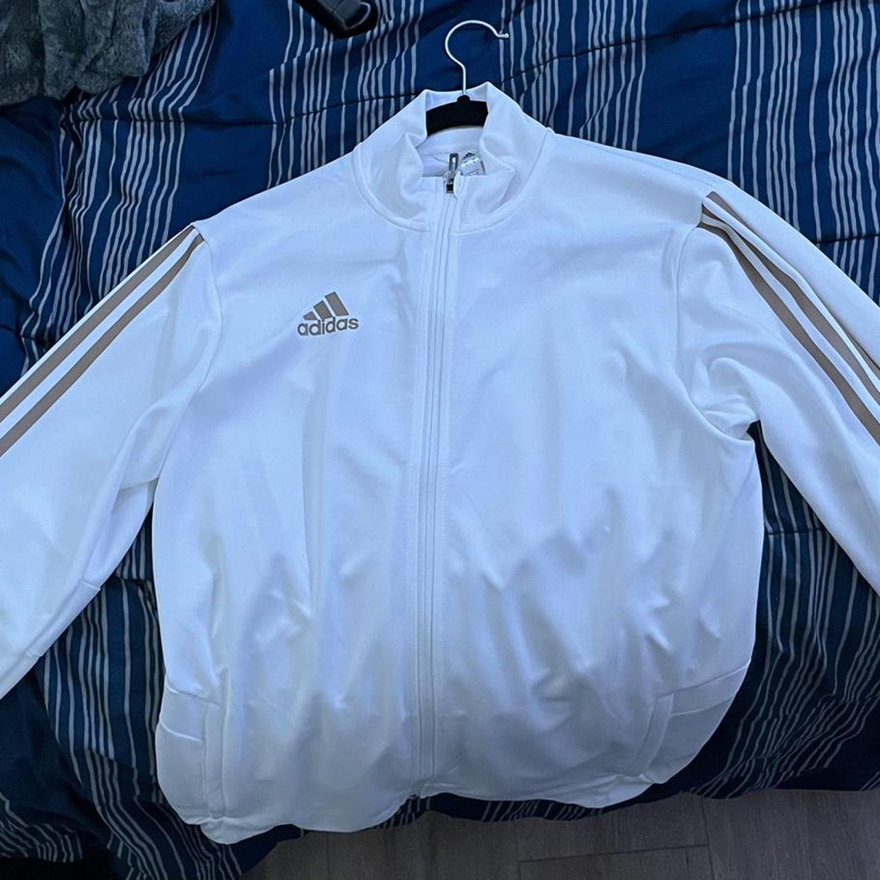 Brand new never worn jacket. White and Gold