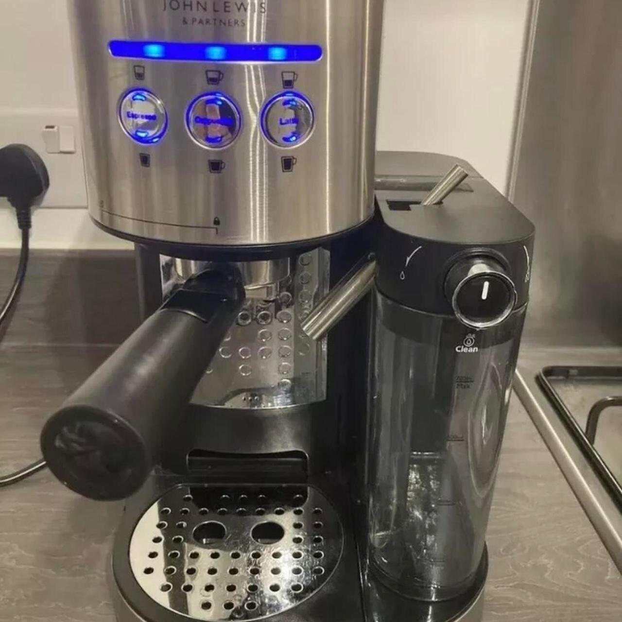 John Lewis & Partners Pump Espresso Coffee Machine... Depop