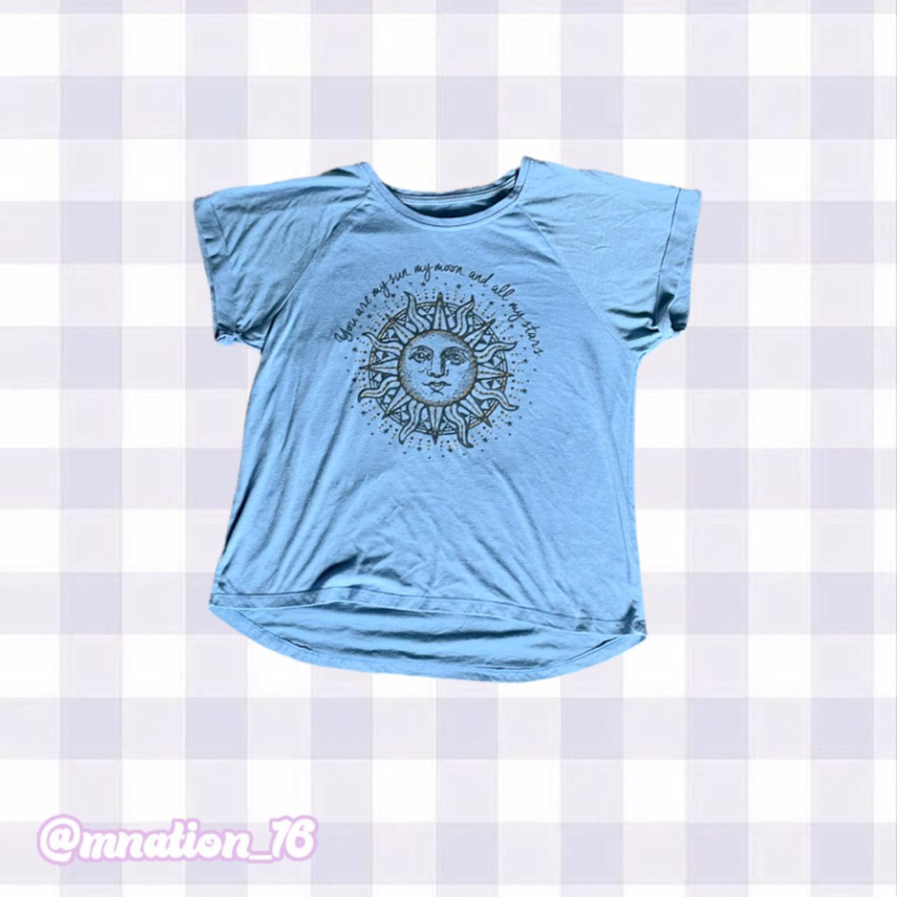 Freeze 24-7 Women's Blue and Black T-shirt