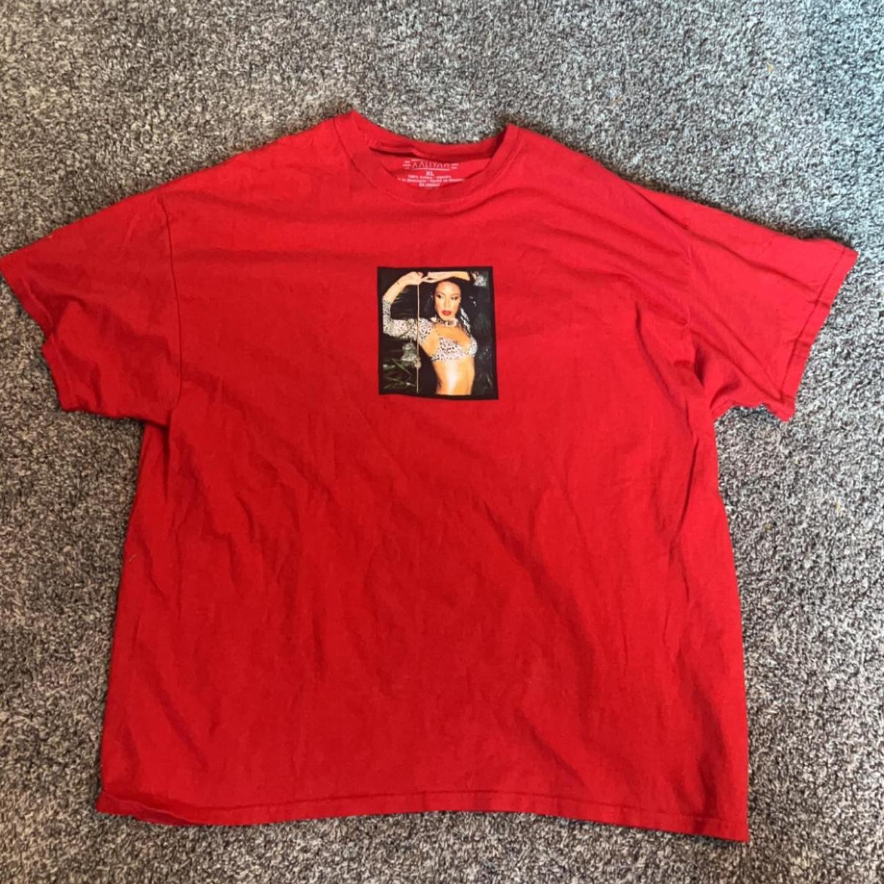 Alife Men's Red and Black T-shirt