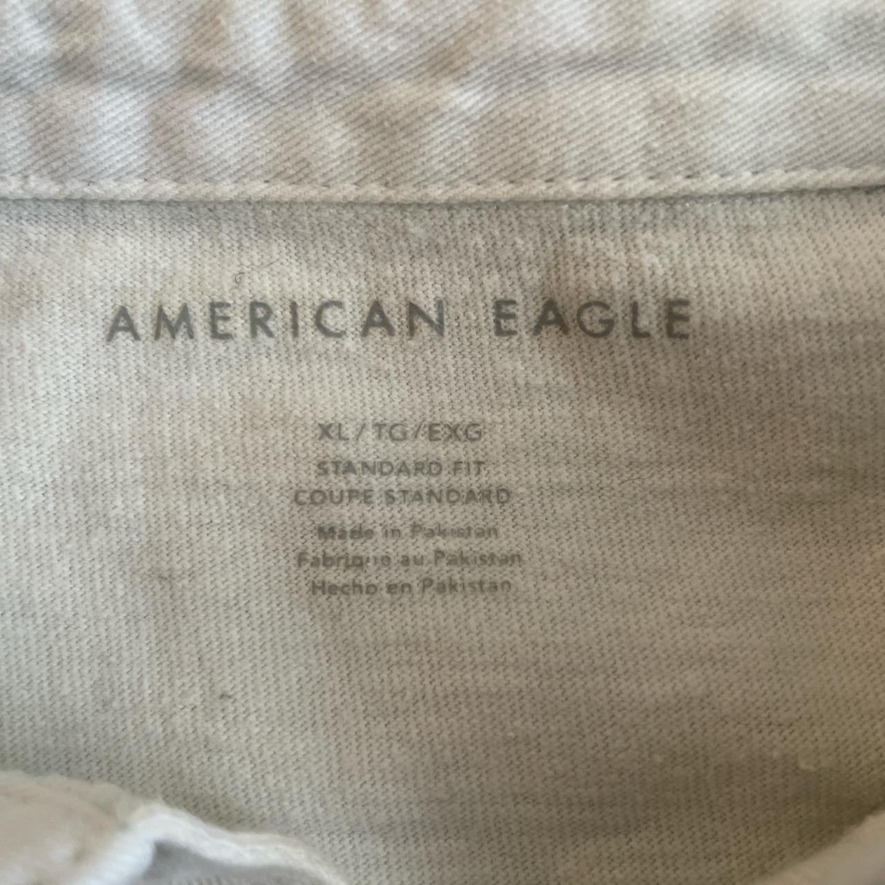 American Eagle Rugby shirt Condition: Almost new,... - Depop