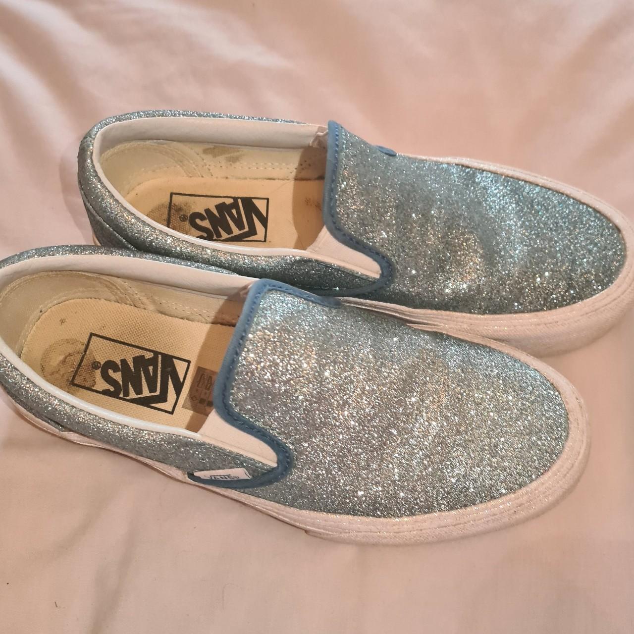 Vans sales blue glitter