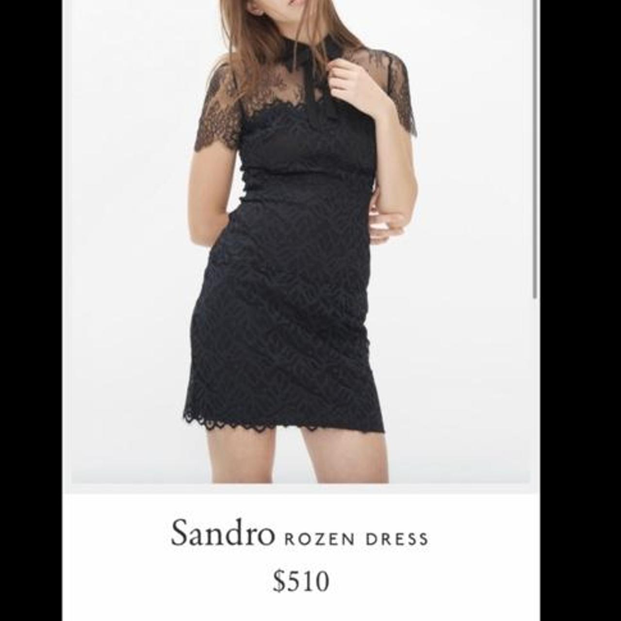 Sandro 2024 rozen dress