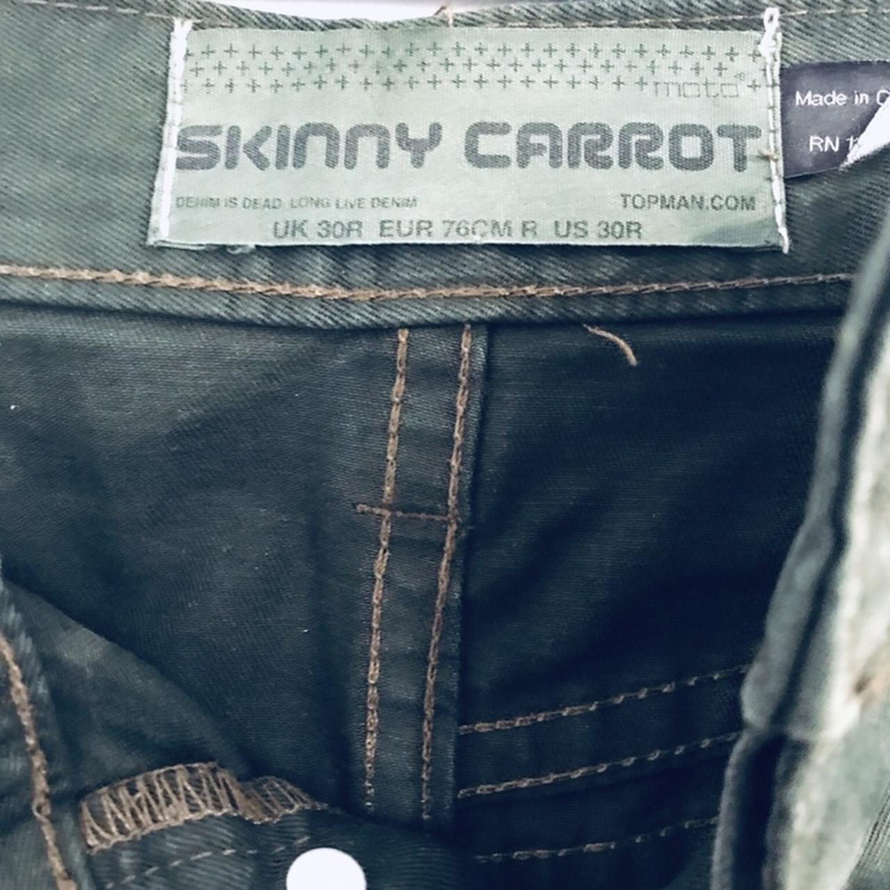 Men’s topman skinny carrot cut jeans Home dyed to... Depop