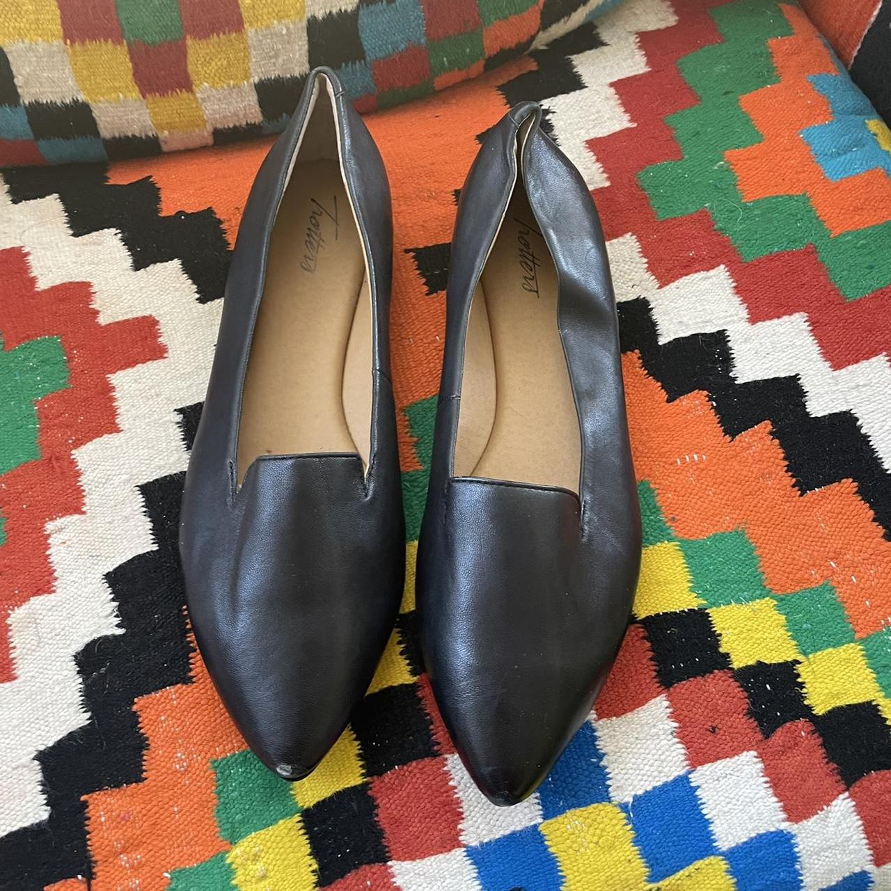Women's Black Loafers Depop