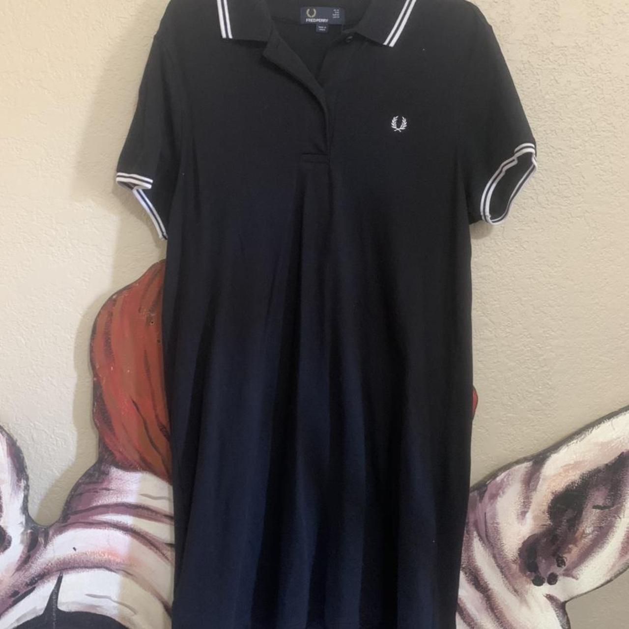 Fred Perry Women's Black and White Dress