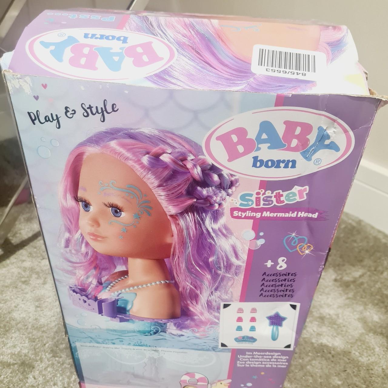 Baby born styling head Brand new in box slight box... Depop