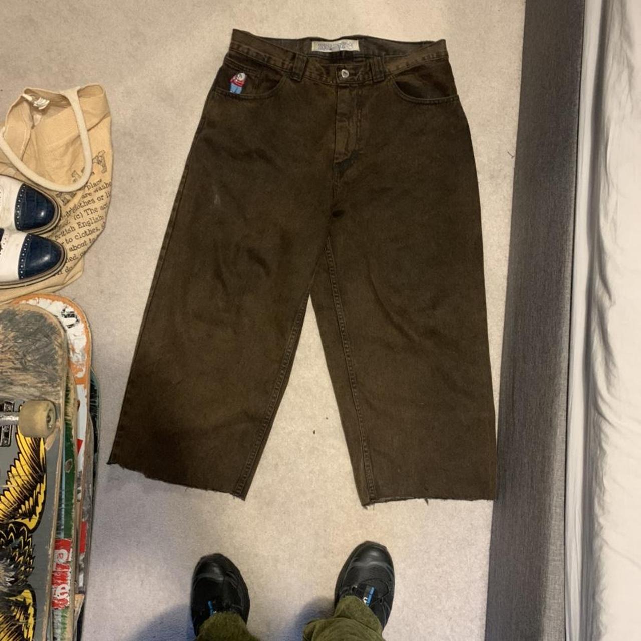 Brown polar bigboys size medium - Depop