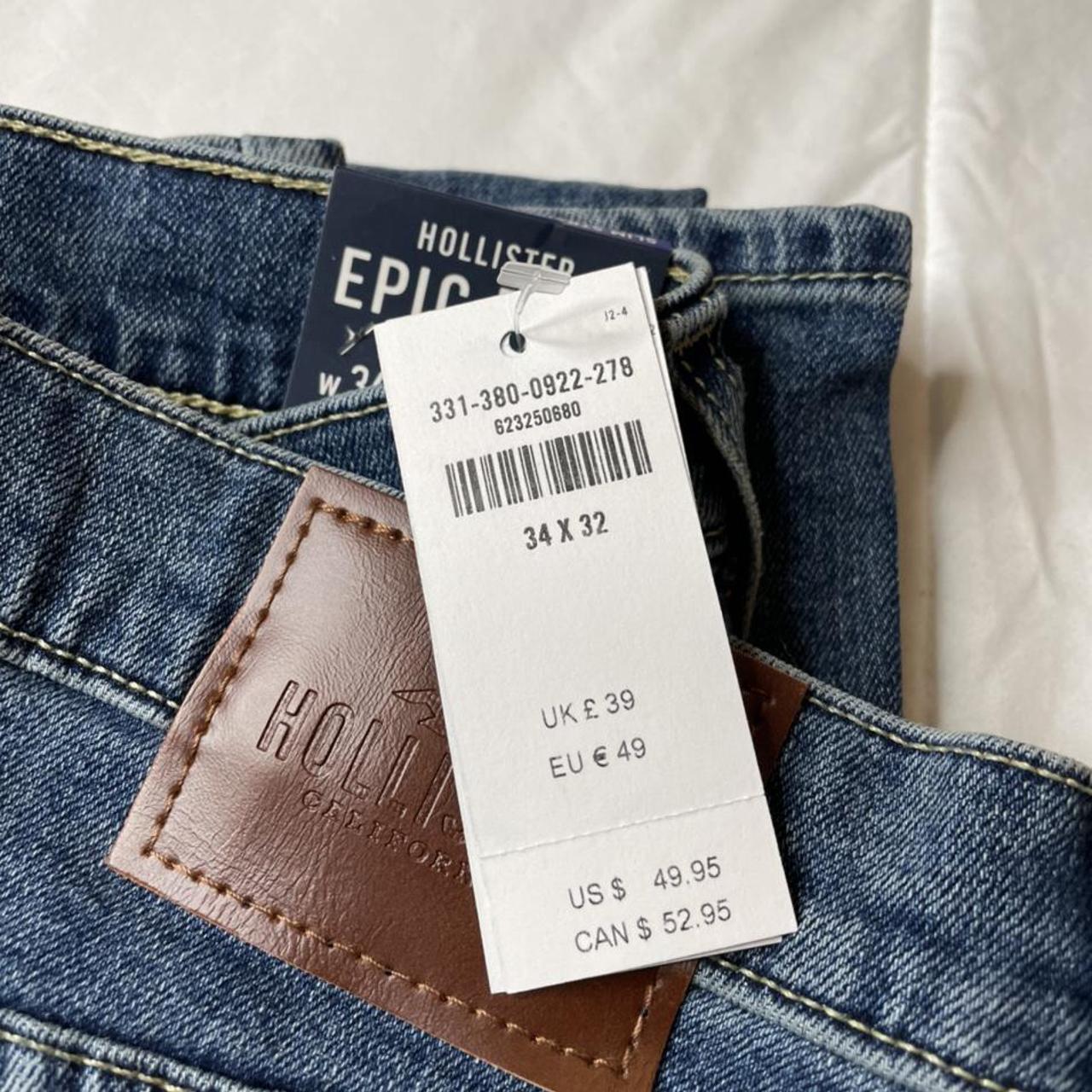 #Hollister #Jeans Epic flex slim straight - Depop