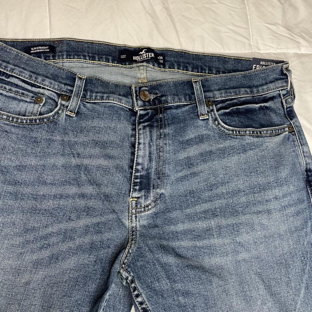 #Hollister #Jeans Epic flex slim straight - Depop