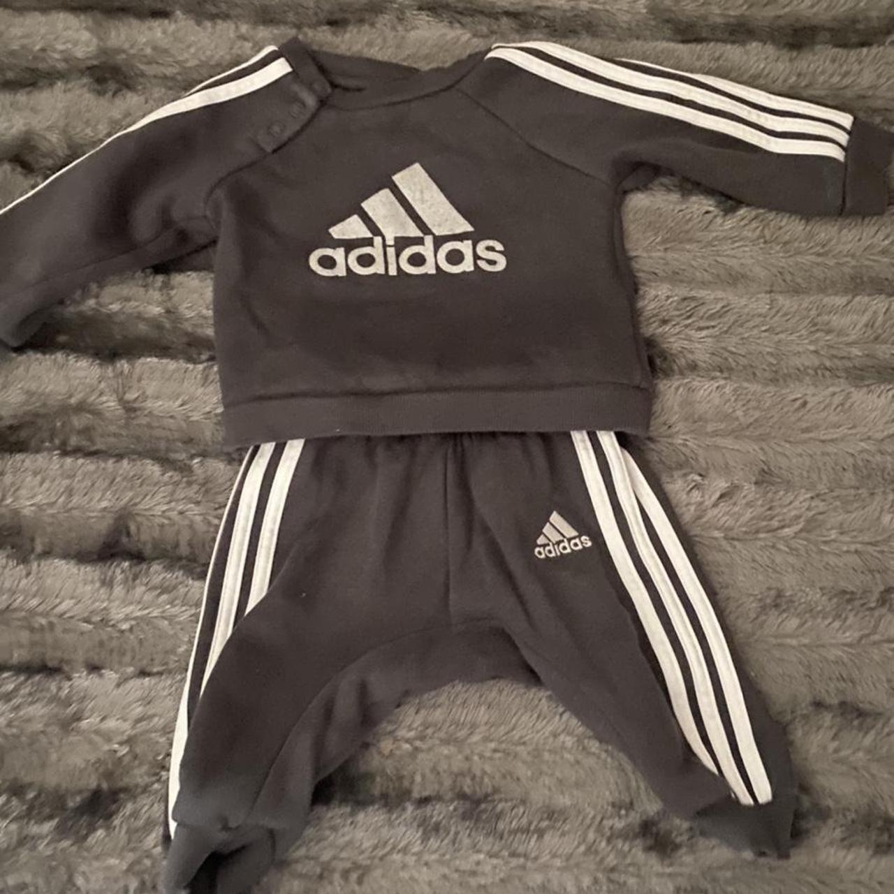 Baby adidas tracksuit 0-3 months best sale