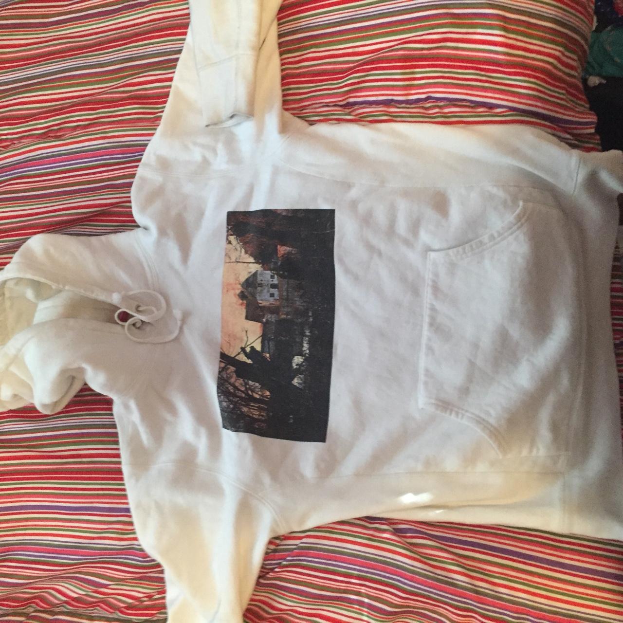 Supreme black sabbath hoodie in white 8/0 Depop
