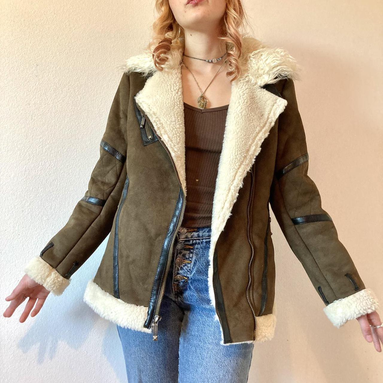 Michael kors hot sale shearling jacket