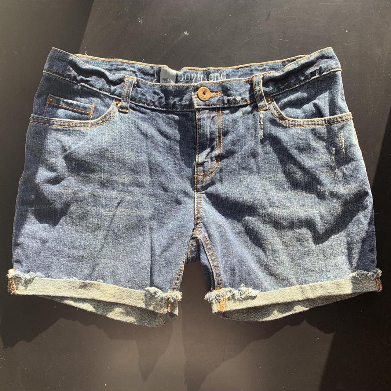 Mossimo Dark Wash Cuffed Denim Jean Shorts With Depop