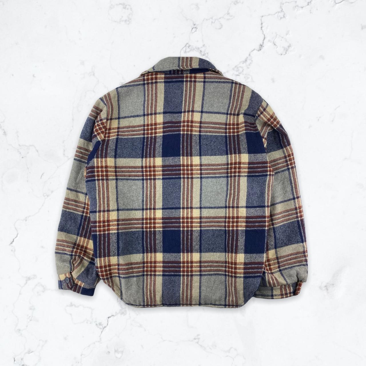 80’s Heavy Flannel Jacket. Vintage 80’s JCPenney... Depop