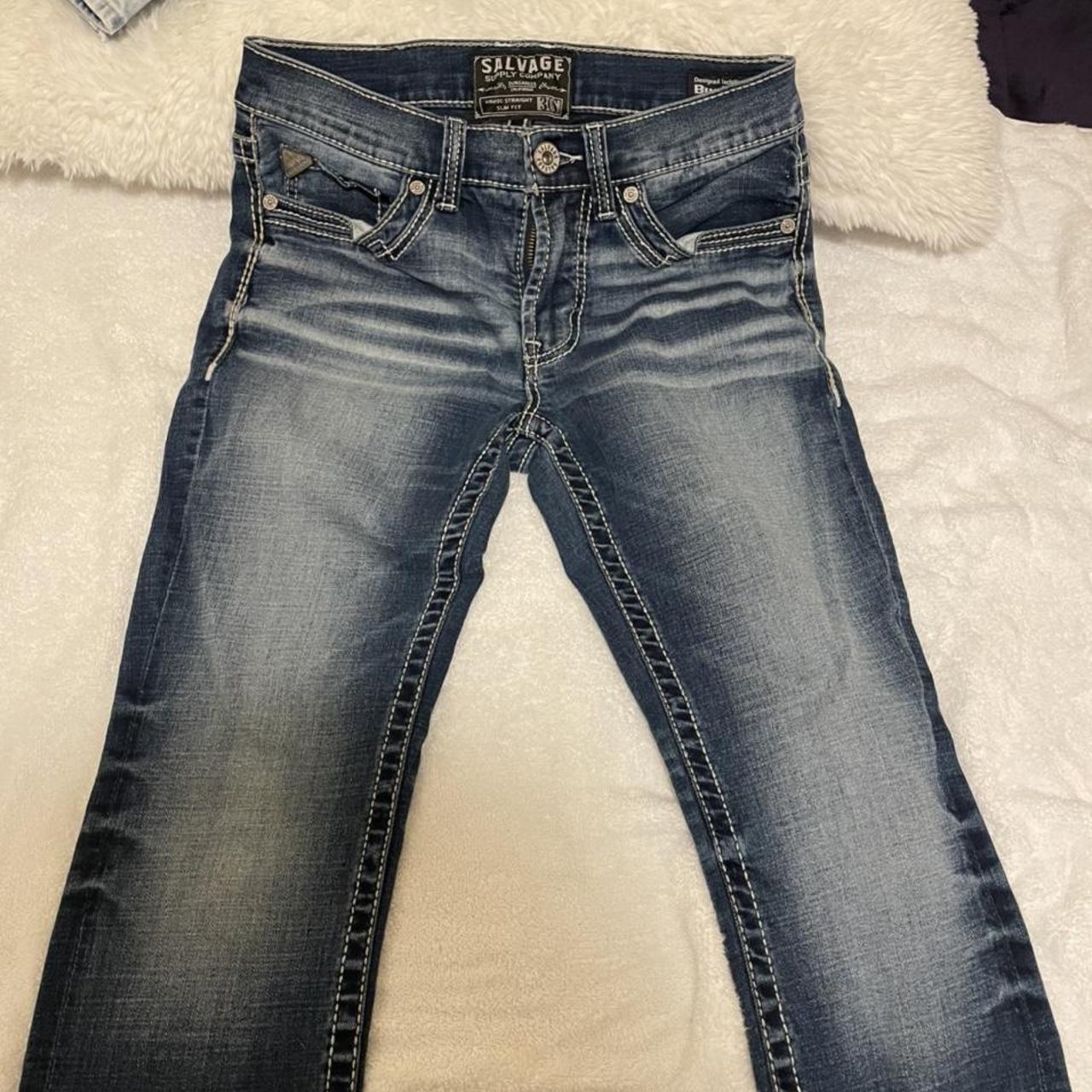 Very nice buckle jeans. Worn only liek once or... - Depop