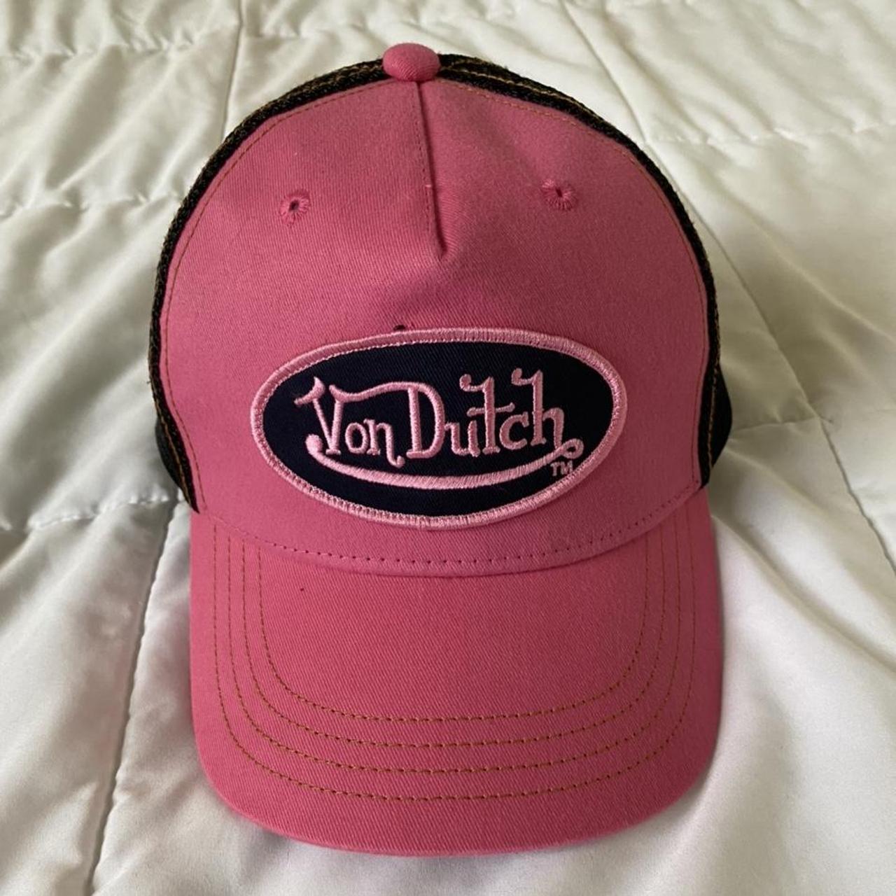 Von Dutch pink trucker hat ⭐️ only been used for pics... - Depop