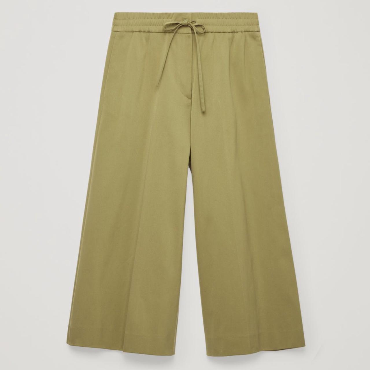 Soft Surroundings Pants Women Medium Green Chino - Depop