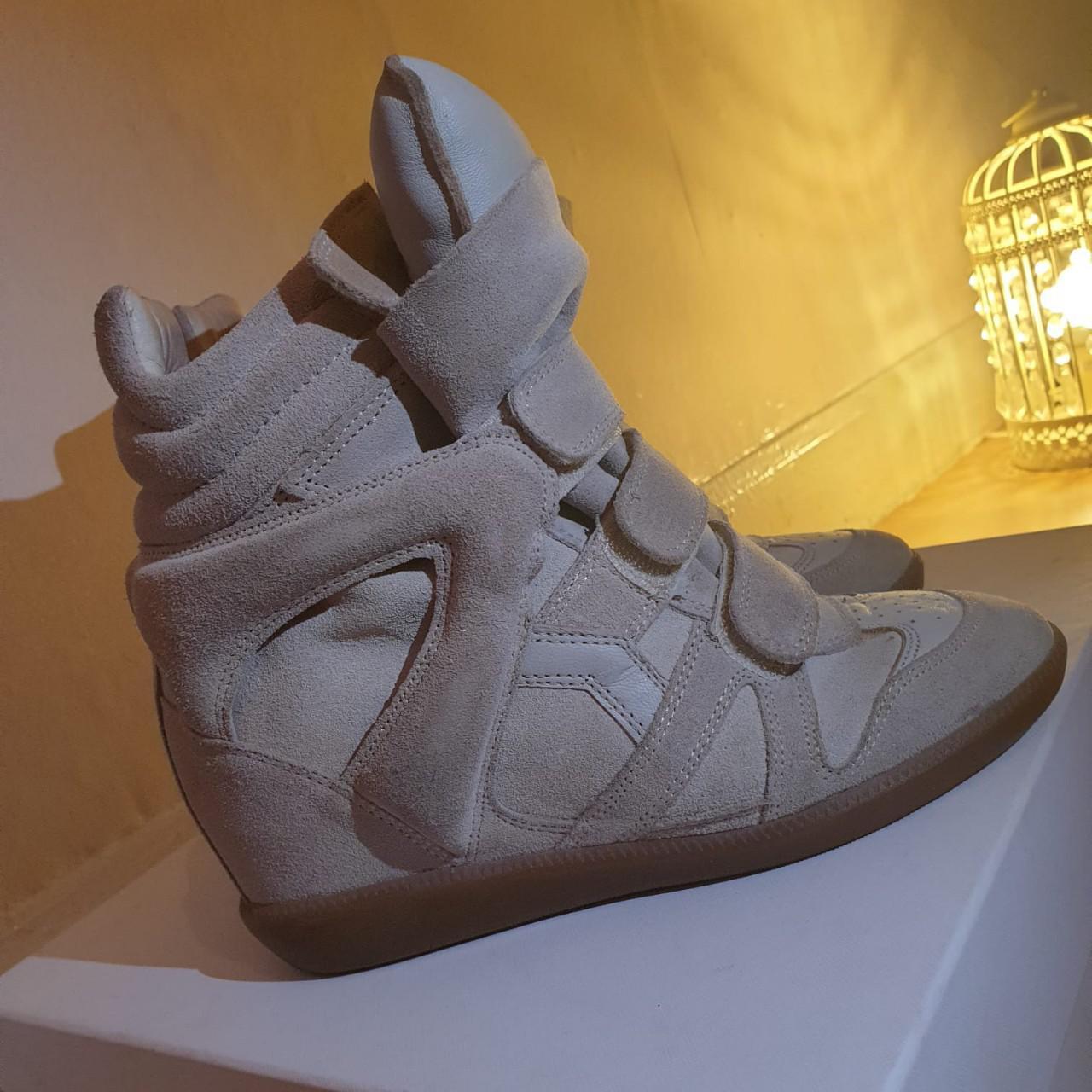 ISABEL MARANT BEKETT SNEAKERS Cream Colour Depop