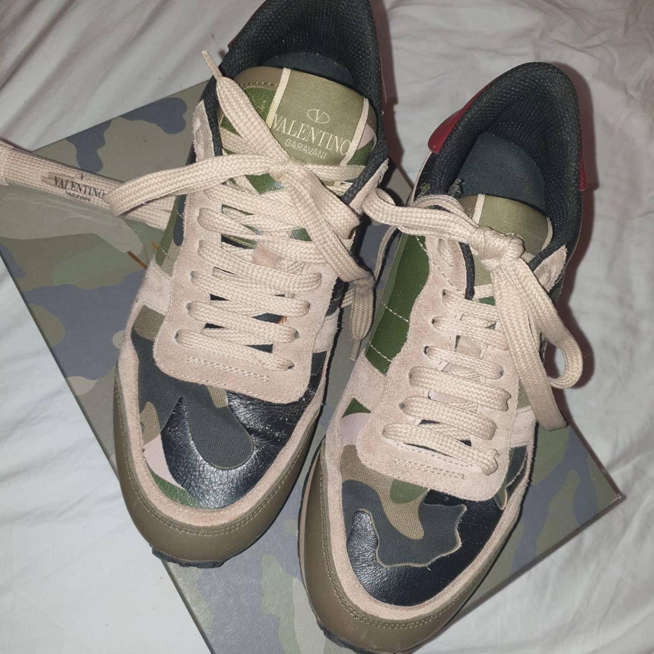 valentino khaki trainers