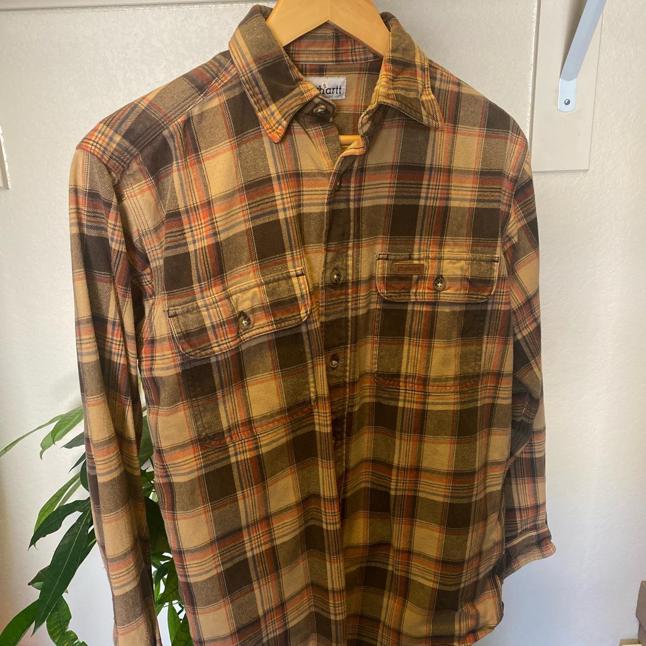 Carhartt - Button up work shirt Worn a few... - Depop