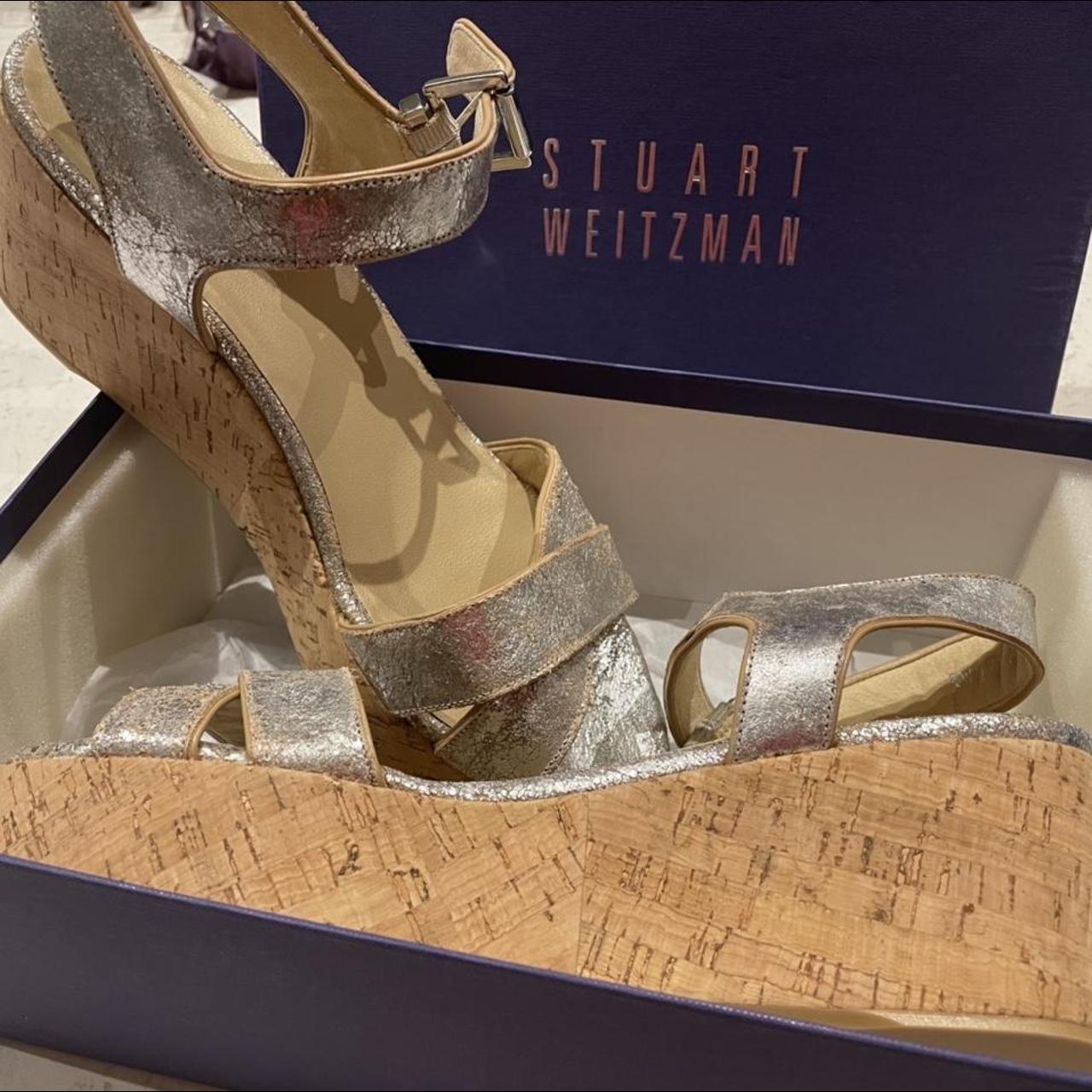 Stuart weitzman hot sale gold sandals