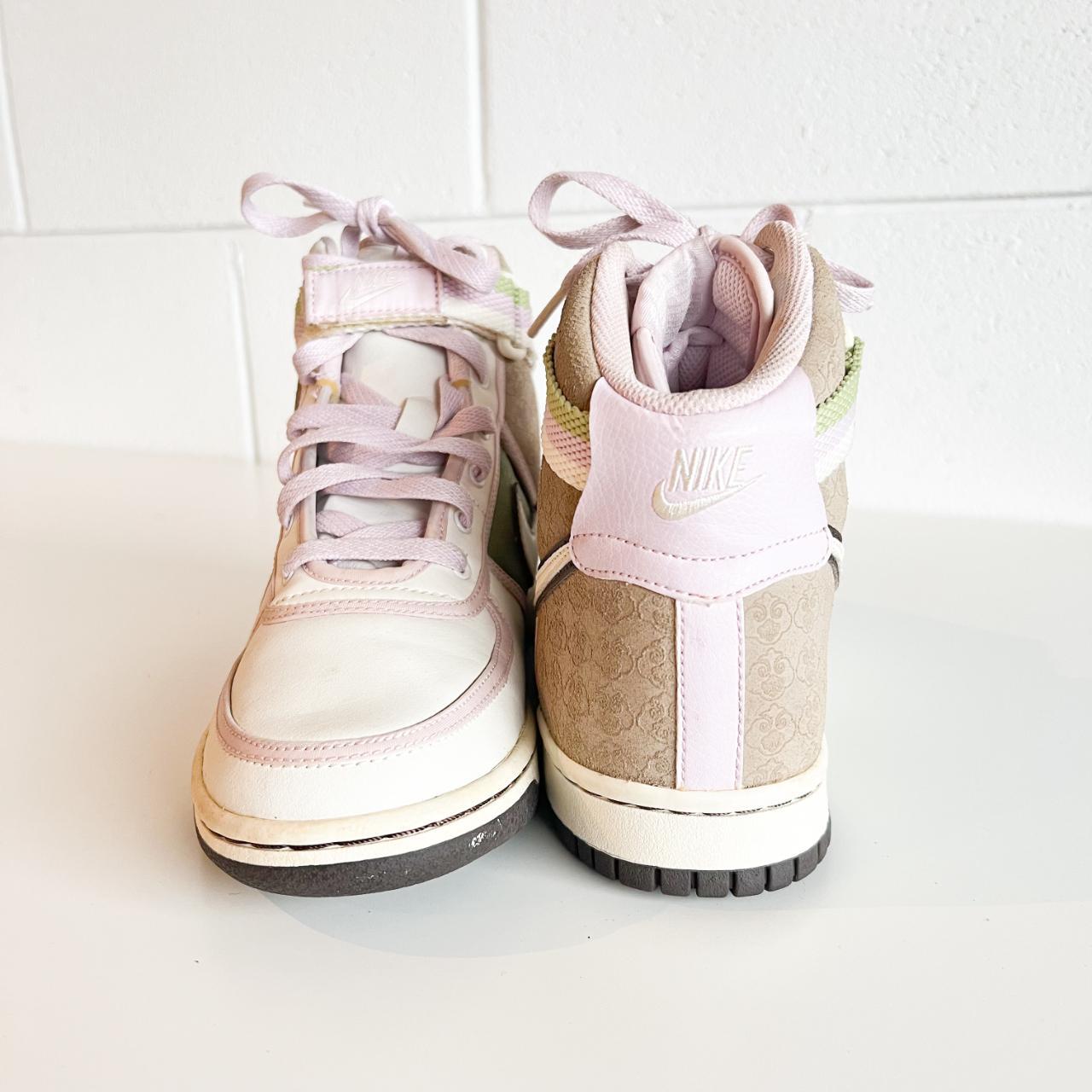 Women's Pink And White Trainers 