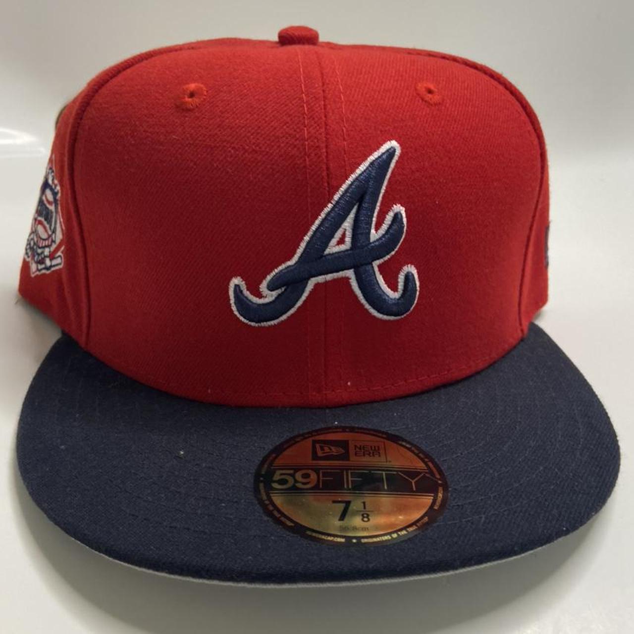 🧢New era Fitted cap ⚾️Atlanta braves 59 Fifty ... - Depop