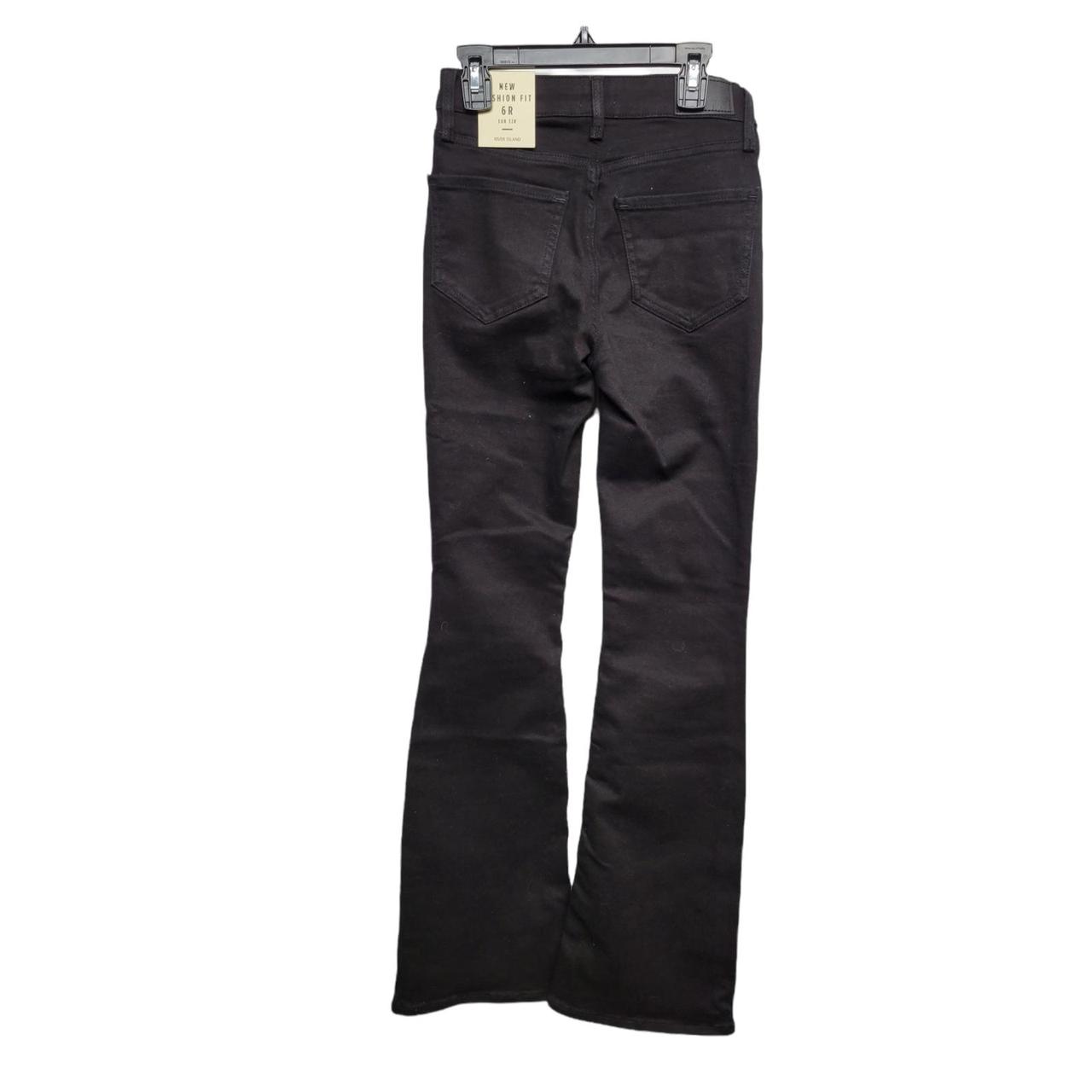 Product Image 2 - BLACK MID RISE FLARED JEANS
River