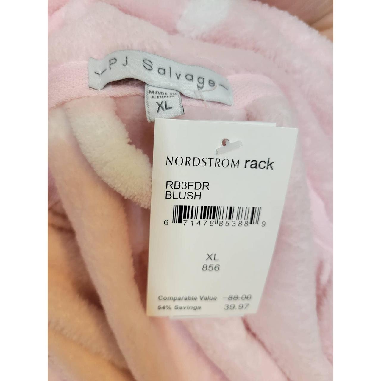 PJ Salvage Women's Pink and White Robe (4)