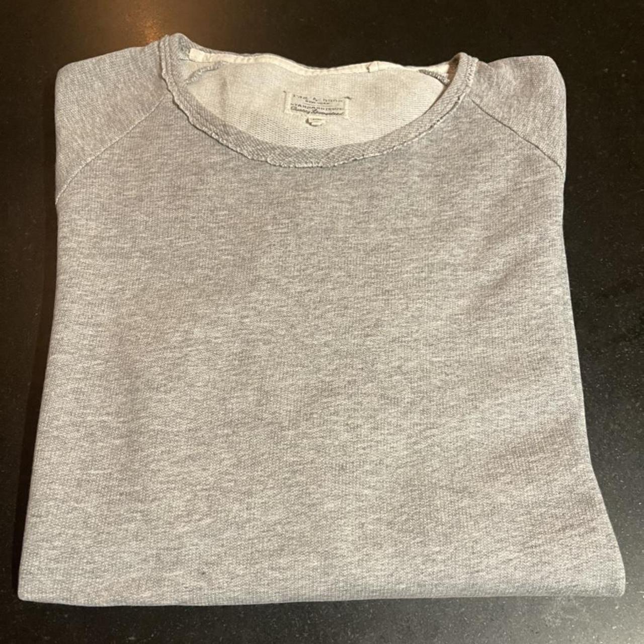 Rag & Bone Men's Grey Sweatshirt | Depop