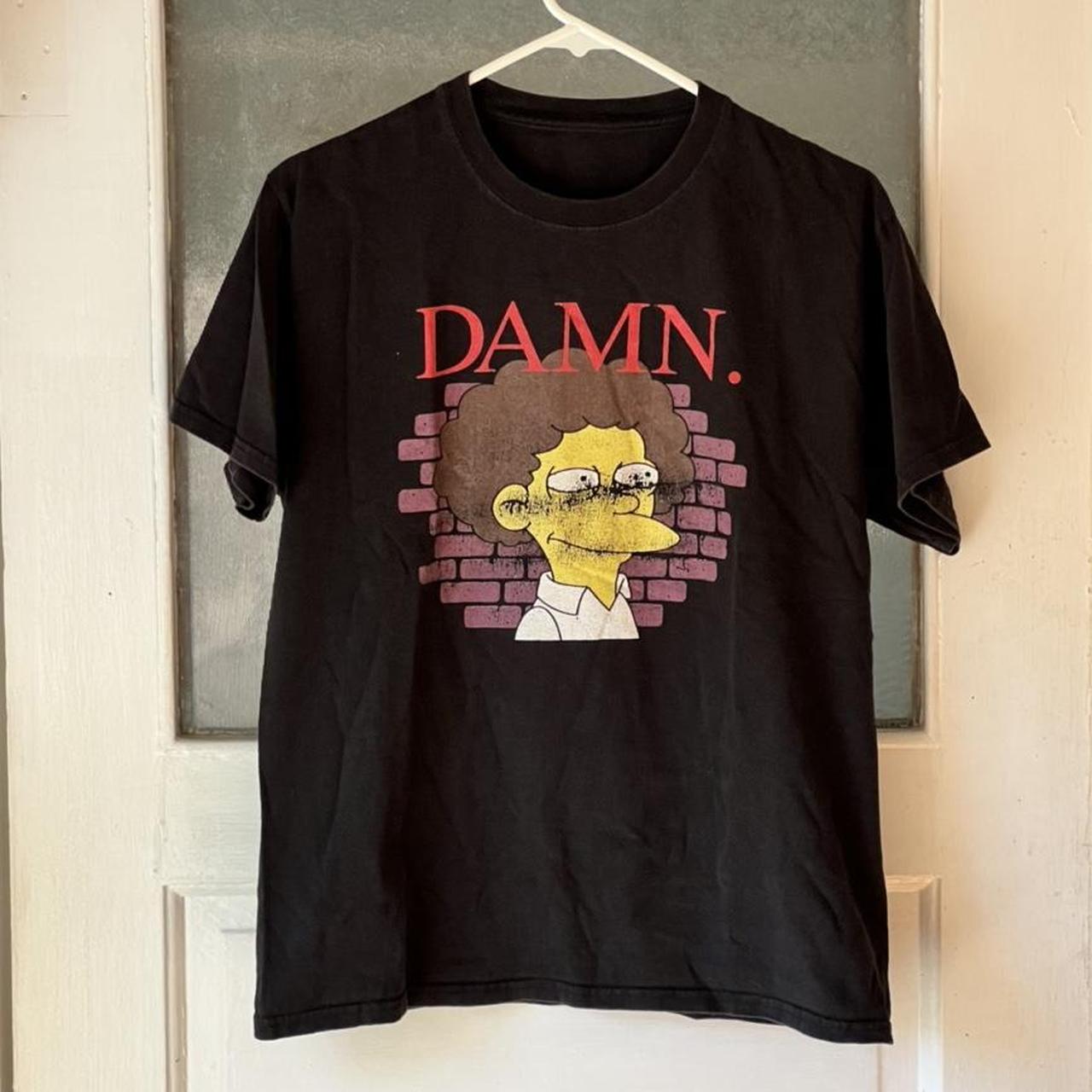 2016 Kendrick Lamar x Simpsons DAMN. tee Size M... - Depop