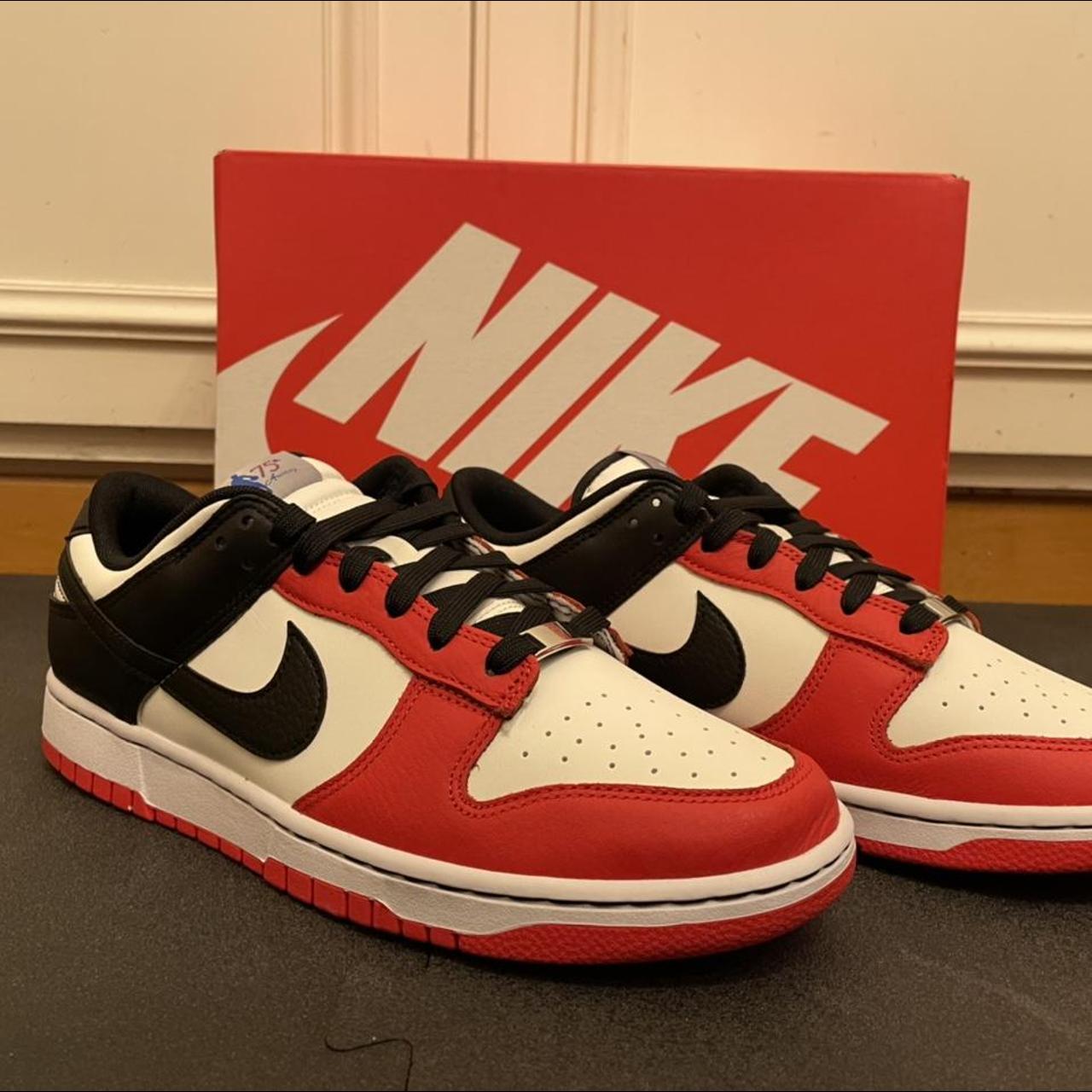 Dunk Low EMB NBA 75th Anniversary Chicago... - Depop