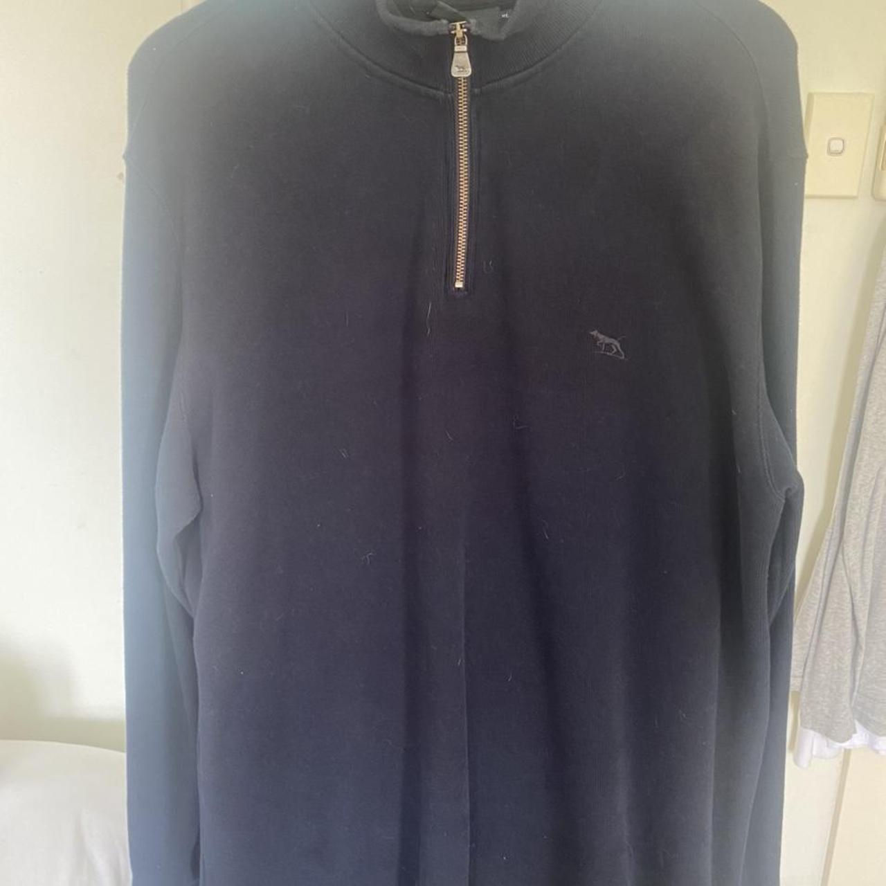 Todd & Gunn, Navy 1/4 zip XL - Depop