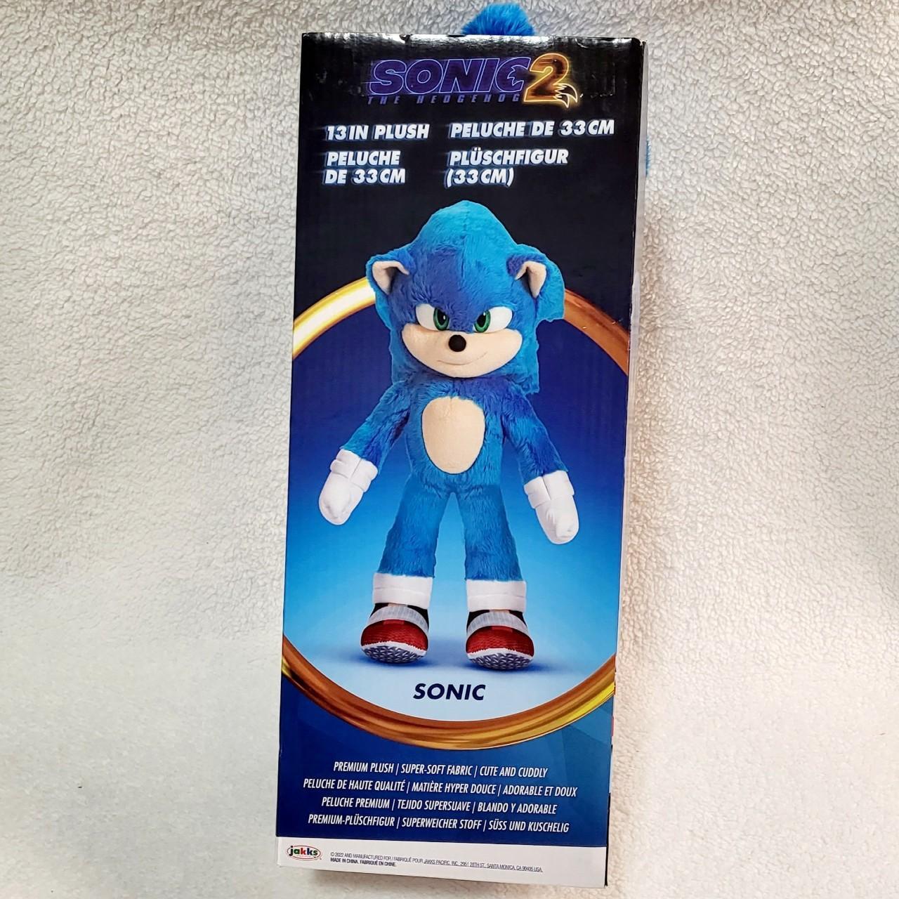 Sonic the Hedgehog Plush Sonic 2 Movie 13 Talking Sonic Plush,Blue
