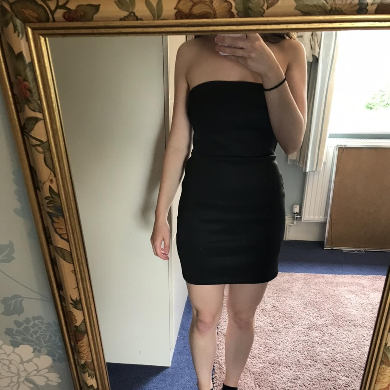 Topshop hot sale strapless dress