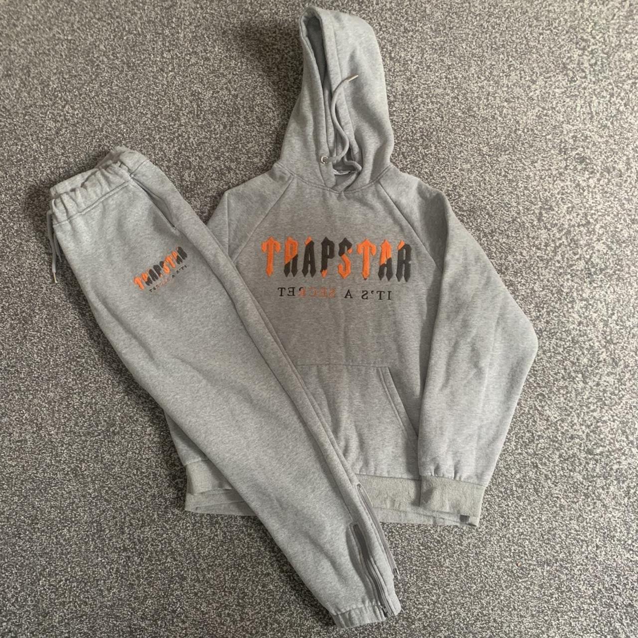 Grey trapstar tracksuit Orange and grey trapstar... Depop