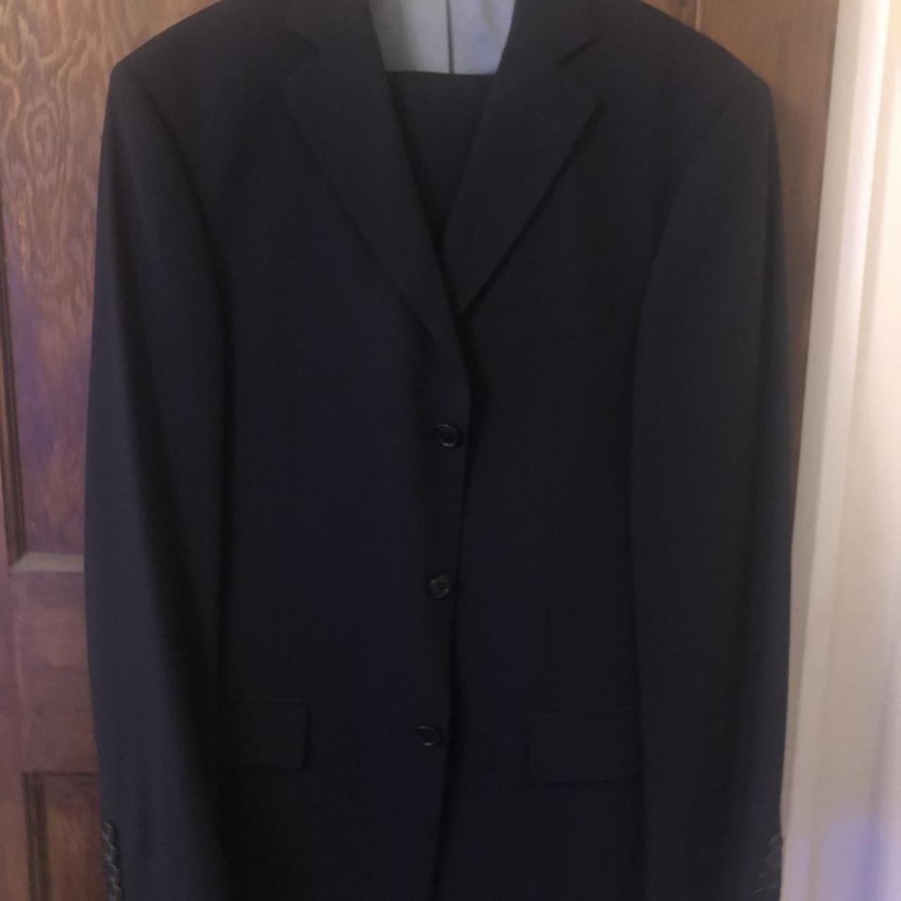 Marks & Spencer Men's Navy Suit | Depop