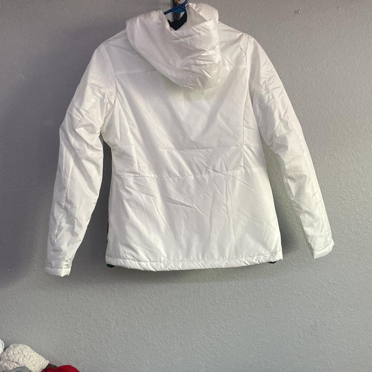 white polo puffer jacket never worn perfect condition - Depop