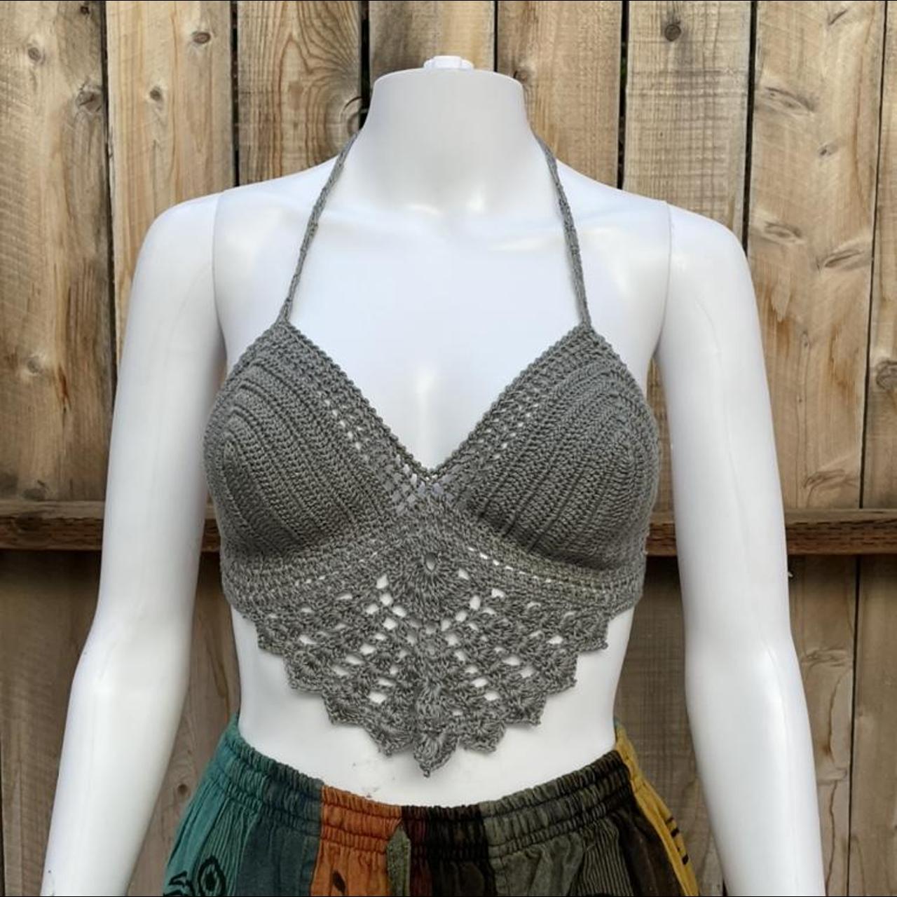 New Crochet Top Style Gorgeous crochet top with - Depop