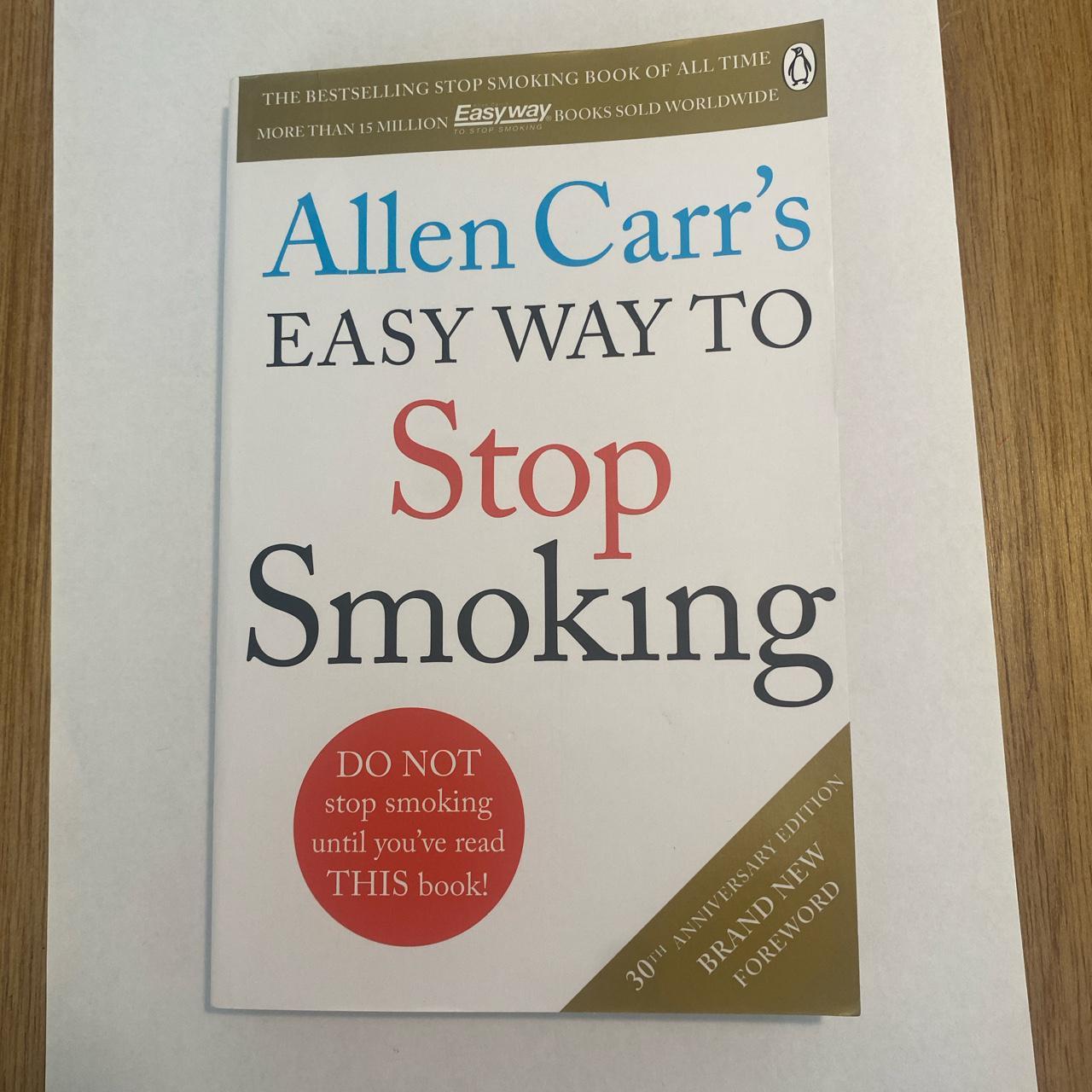 Allen Carrs stop smoking book !! book reading... Depop