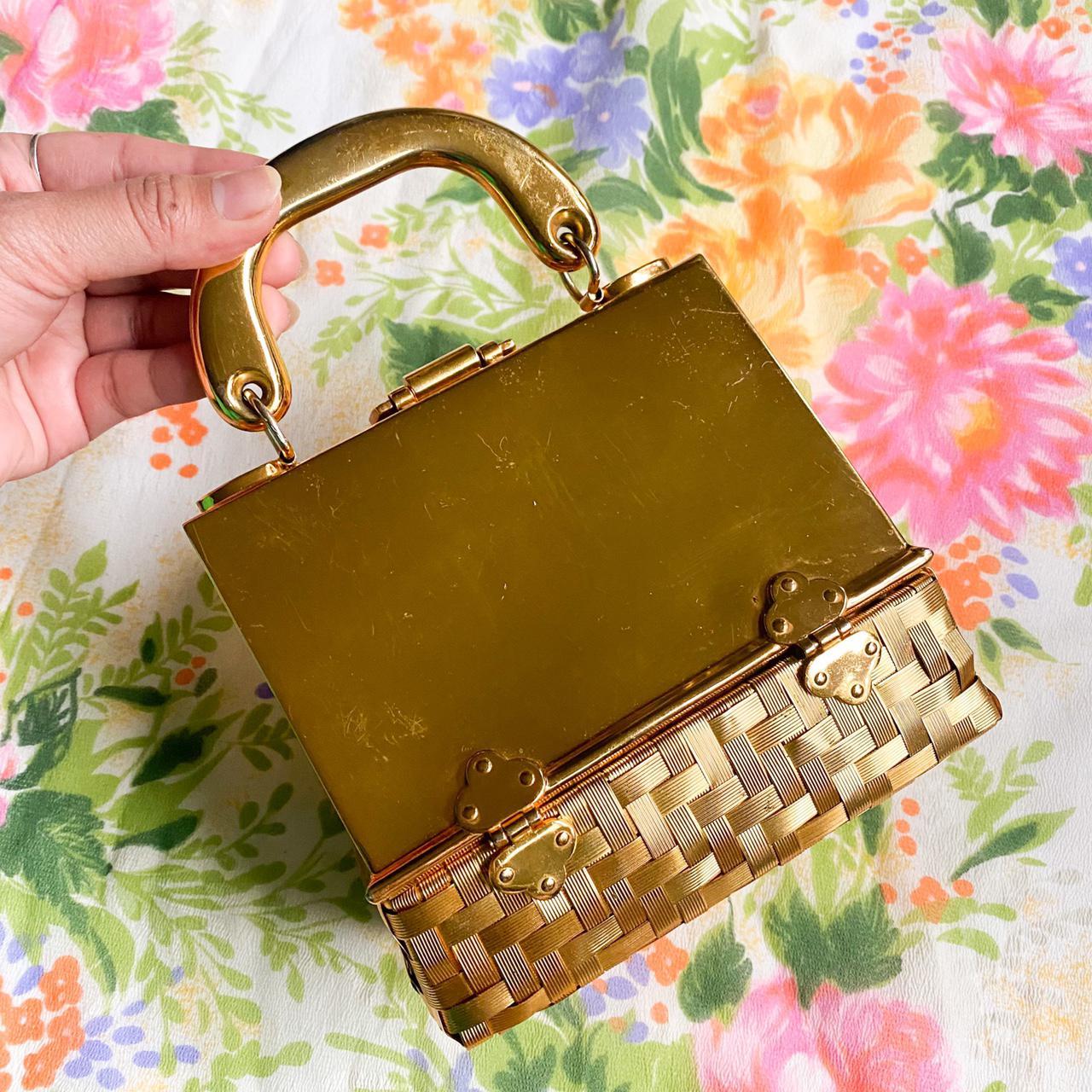 Vintage 1950’s Saks Fifth Avenue gold box... Depop