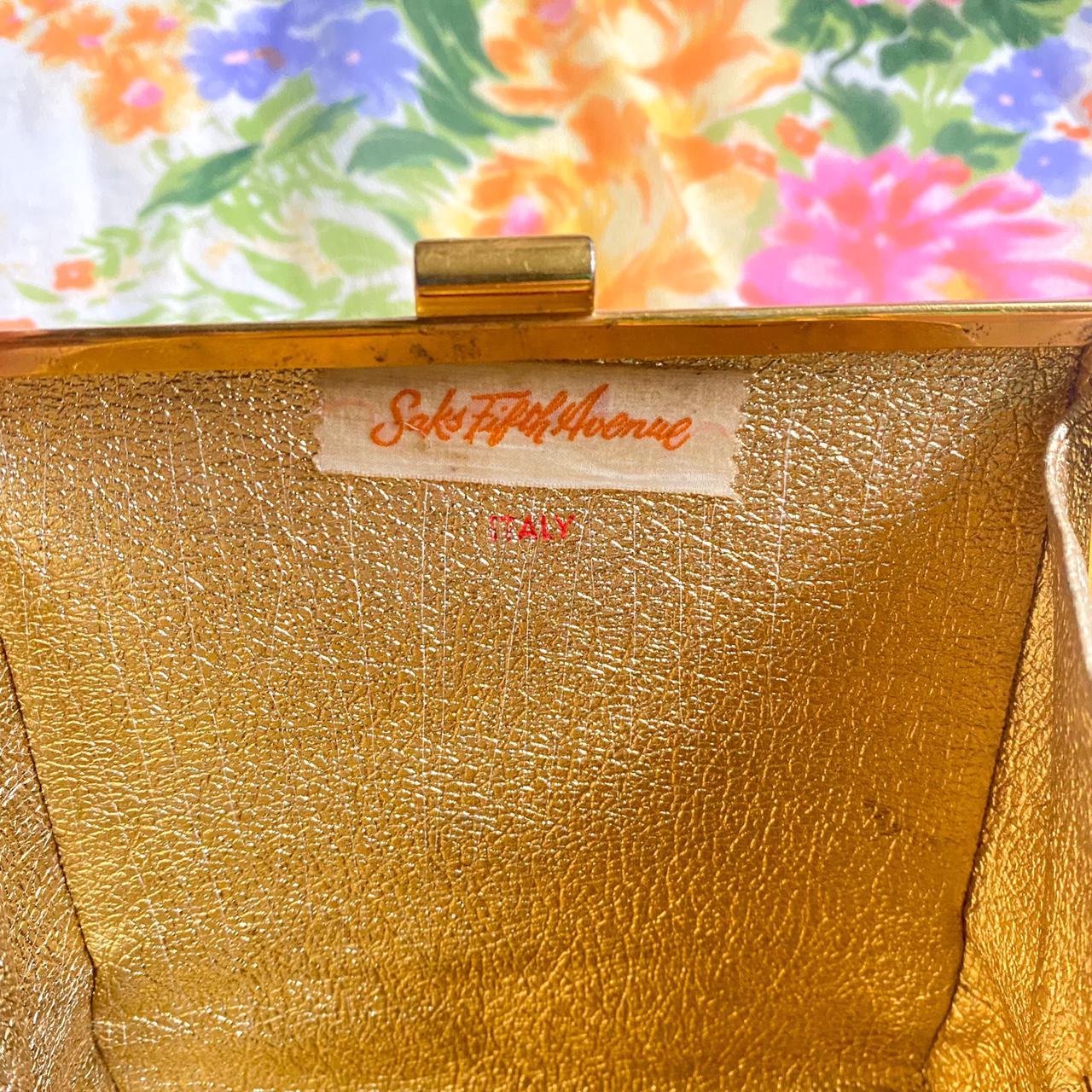 Vintage 1950’s Saks Fifth Avenue gold box... Depop