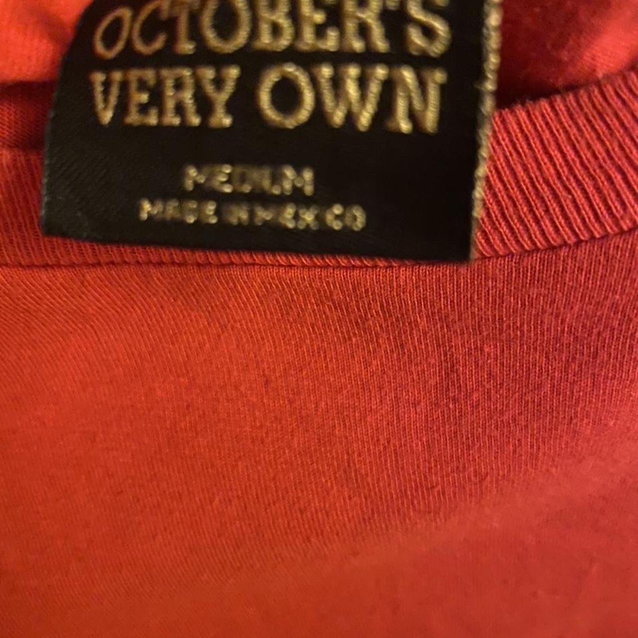 OVO Octobers very Own t shirt red medium mens - Depop